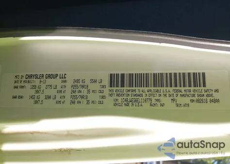 2014 Jeep Wrangler Unlimited Sahara z USA, uszkodzony, nr VIN 1C4BJWEG6EL110779